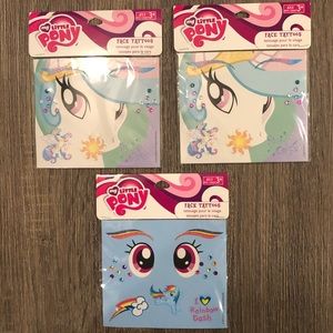 My LITTLE PONY Face Tattoos for GIRLS